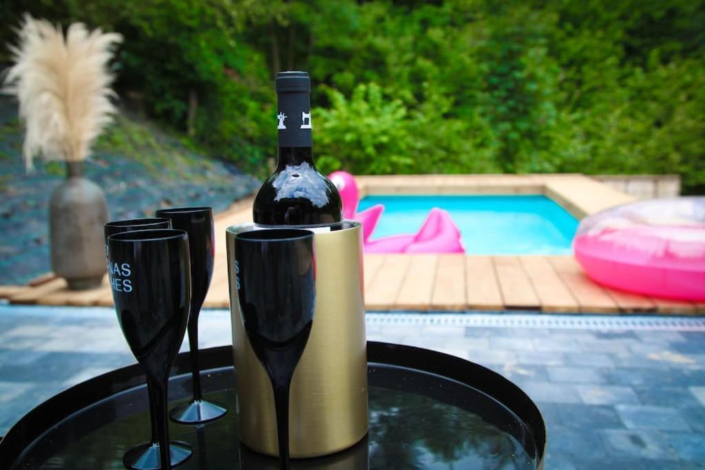 Buenas Noches Villa Standing Piscine & Wellness Boncelles Esterno foto