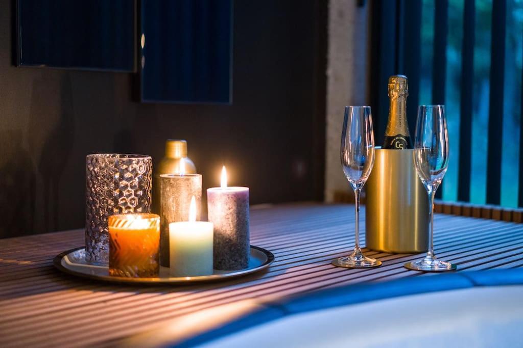 Buenas Noches Villa Standing Piscine & Wellness Boncelles Esterno foto