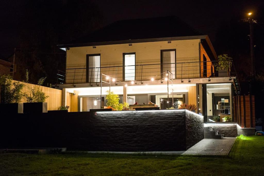 Buenas Noches Villa Standing Piscine & Wellness Boncelles Esterno foto